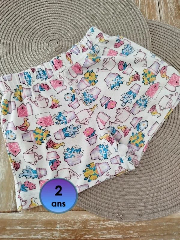 ๐Short court bรฉbรฉ Fille 2ans